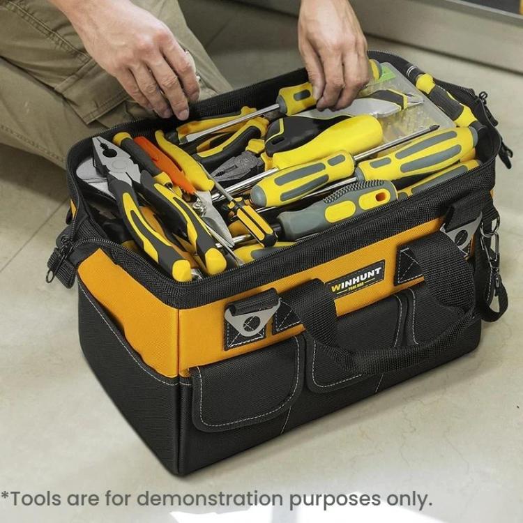 WINHUNT Portable Handheld Wear-Resistant Hardware Storage Tool Bag, Size: 16 inch