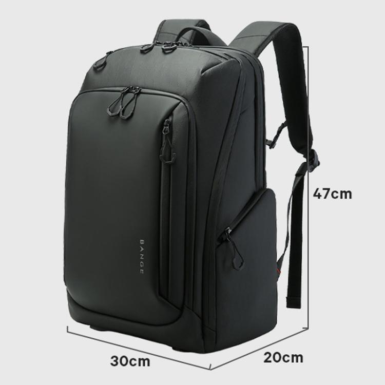 BANGE XJ325 Men Large Capacity Commuter Dual Use Backpack Multifunctional Photography Storage Bag For DSLR Cameras - Black