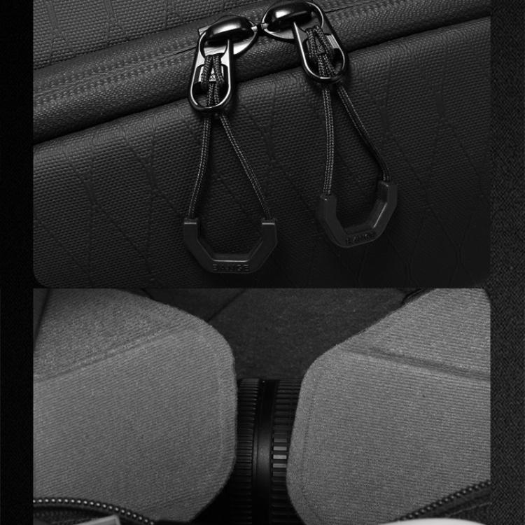 BANGE XJ328 Men DSLR Camera Storage Bag Portable Travel Multi-Functional Crossbody Bag - Black