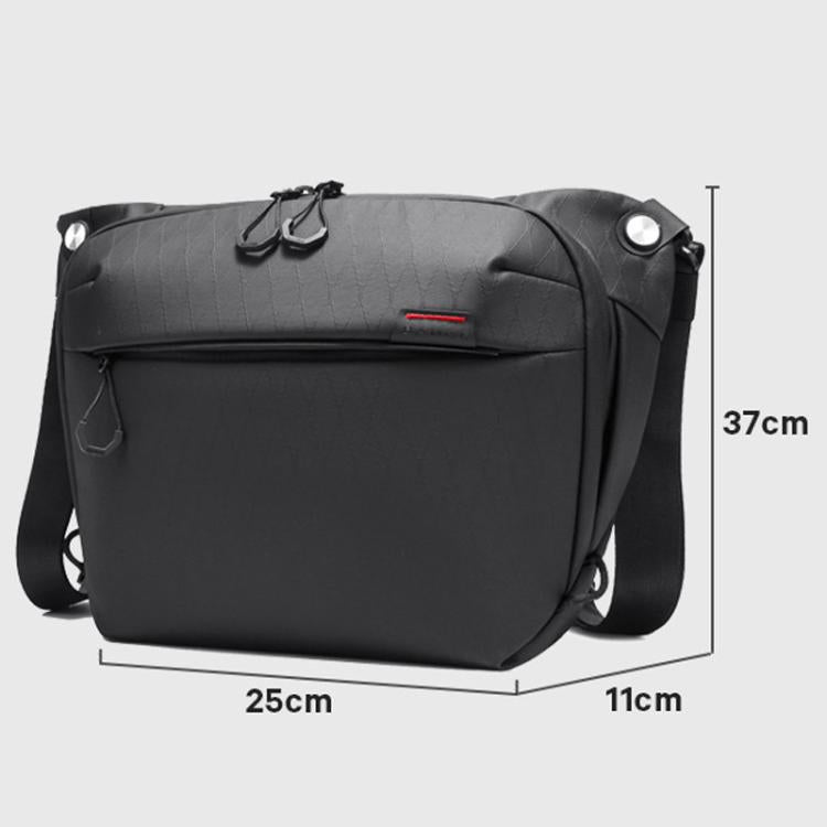 BANGE XJ328 Men DSLR Camera Storage Bag Portable Travel Multi-Functional Crossbody Bag - Black