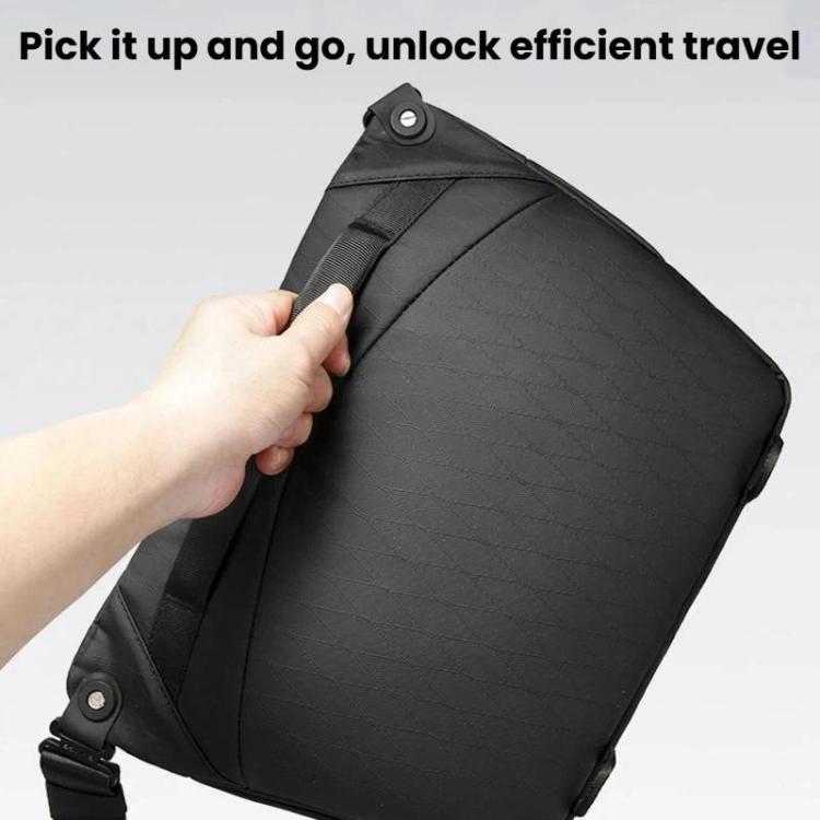 BANGE XJ328 Men DSLR Camera Storage Bag Portable Travel Multi-Functional Crossbody Bag - Black