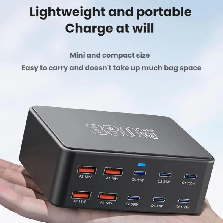 330W GaN Super Fast Charging Multi-Port Charger - Kor Plug