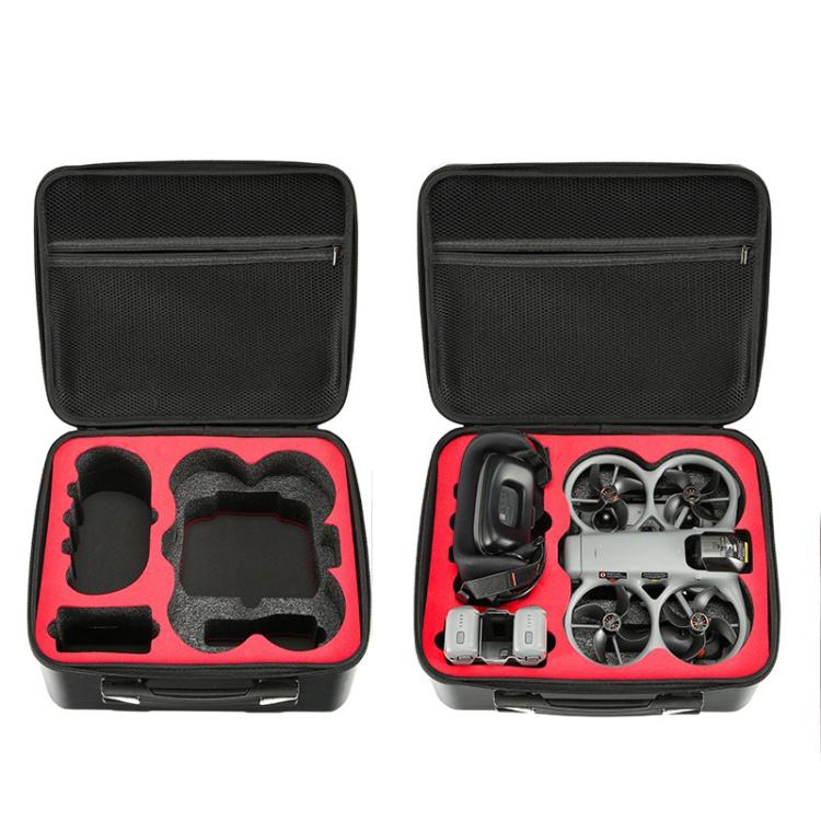 For DJI Avata 360 Hard Carrying Case Shockproof Waterproof Storage Handbag - Black