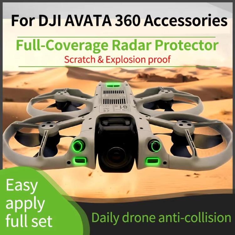 For DJI Avata 360 Radar Protective Nano Film Set Lens Protector Sensor Anti-Scratch Guard