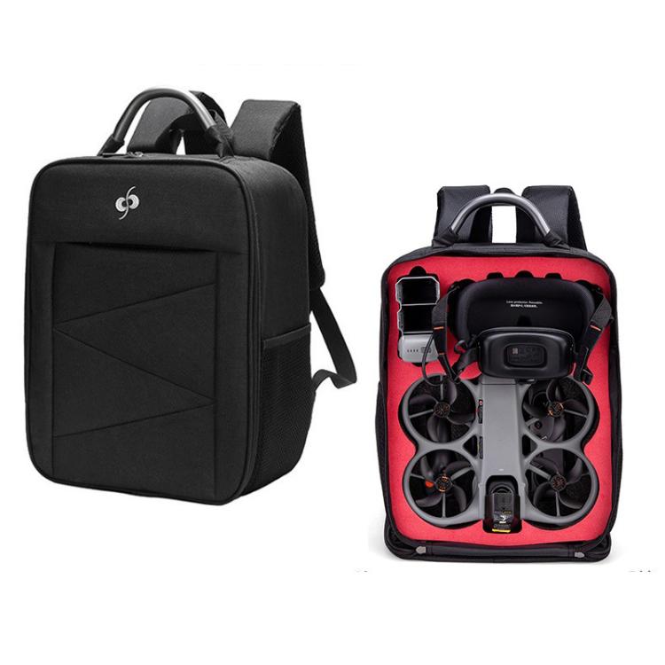 Hard Shell Backpack for DJI Avata 360 Portable FPV Drone Carrying Case Compatible with Goggles N3/Goggles 3 - Black