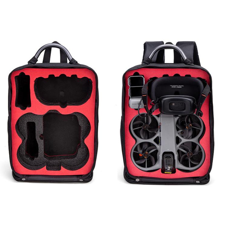 Hard Shell Backpack for DJI Avata 360 Portable FPV Drone Carrying Case Compatible with Goggles N3/Goggles 3 - Black