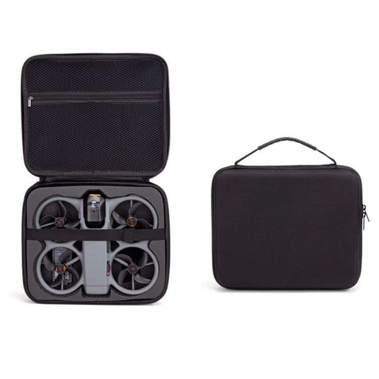For DJI Avata 360 Drone Body Hard Carrying Case Portable Travel Storage Bag with 600D Nylon Fabric Water-Resistant & Shockproof Handbag - Black