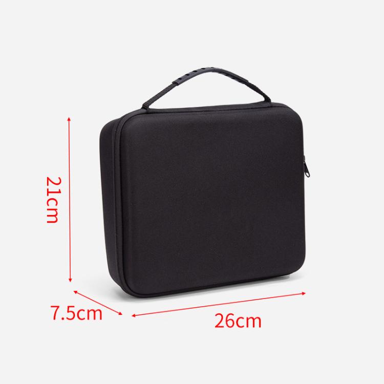 For DJI Avata 360 Drone Body Hard Carrying Case Portable Travel Storage Bag with 600D Nylon Fabric Water-Resistant & Shockproof Handbag - Black