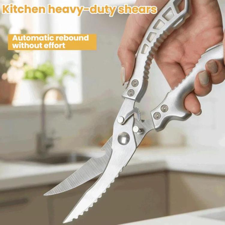 LsCook High Hardness Stainless Steel Heavy-Duty Chicken Bone Scissors Multi-Functional Kitchen Shears for Home Use - Boxed