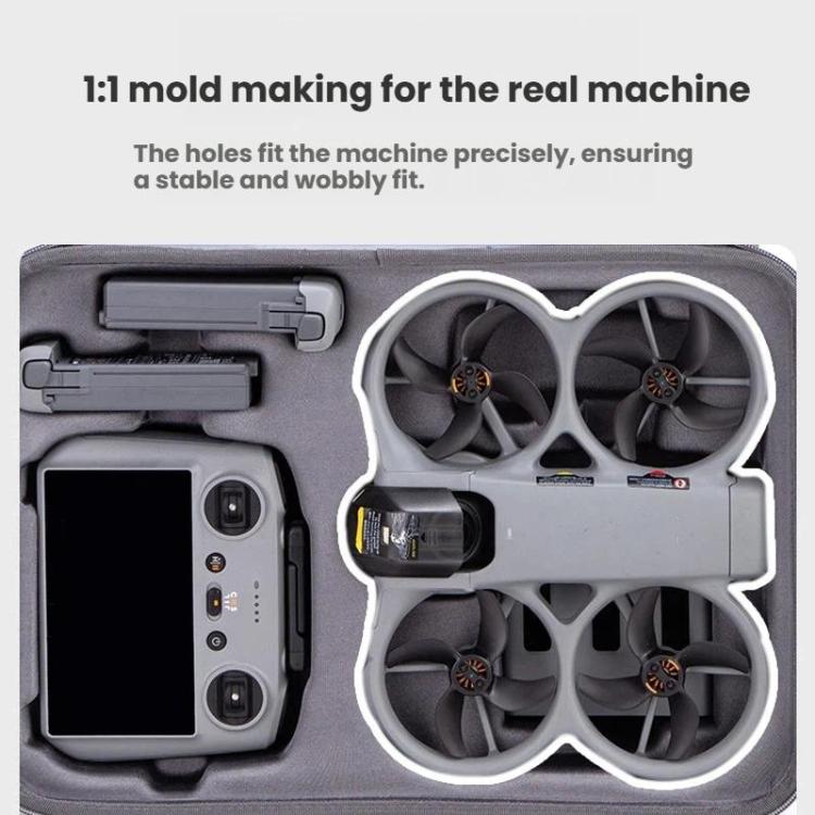 For DJI Avata 360 Motion Combo Carrying Case Protective Storage Bag Travel Shoulder Bag Gray