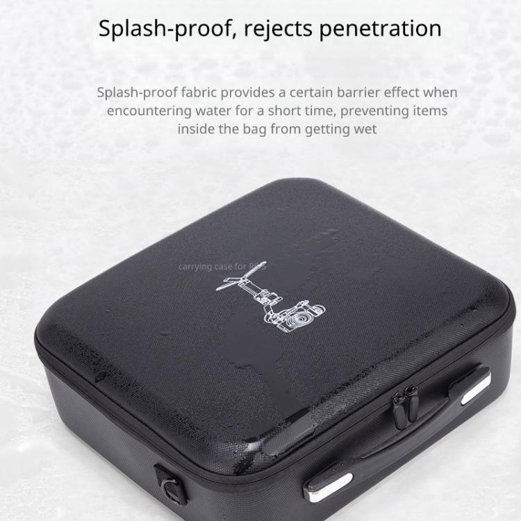 For DJI Ronin RS 5 Hard Carrying Case Gimbal Travel Protective Storage Bag Handheld Crossbody Bag - Black