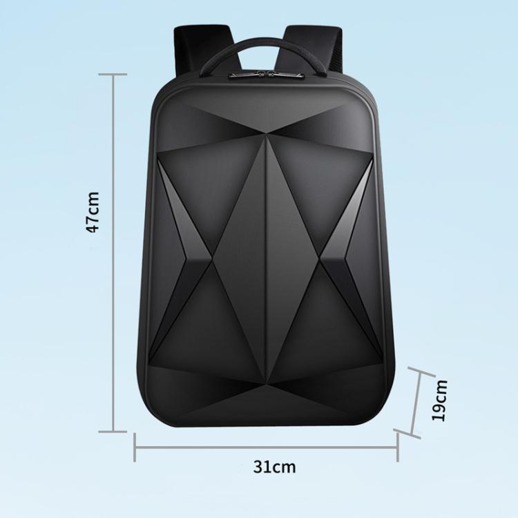 For DJI Avata 360 Hard Shell Backpack Waterproof Carrying Case For N3 Goggles/RC 2 Controller With 17-Inch Laptop Compartment - Black
