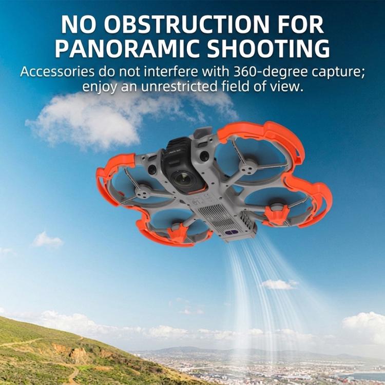 For DJI Avata 360 Drone Landing Gear Height Extender Foot Support Orange