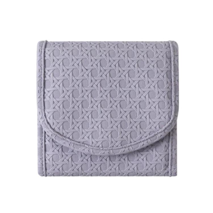 Foldable Portable Travel & Home Jewelry Storage Bag Leather Storage Pouch For Necklaces & Earrings, Spec: Small Purple