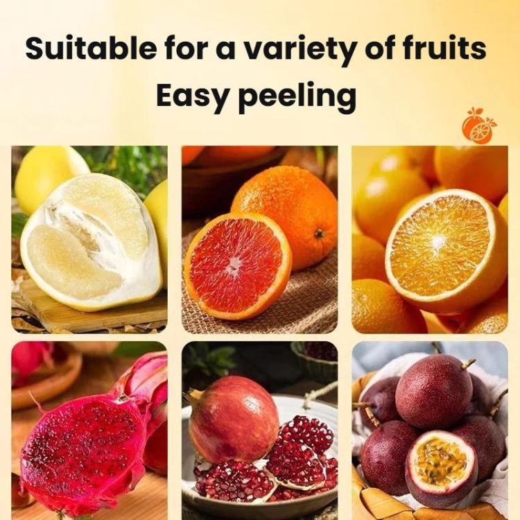 LsCook 304 Stainless Steel Orange Peeler Fruit Peeling Tool - Bagged