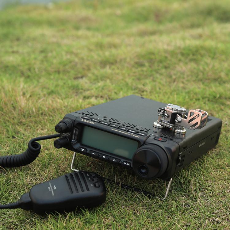 Mini Double-propeller Automatic Key Morse Code Transmitter - With 3.5mm Audio Cable
