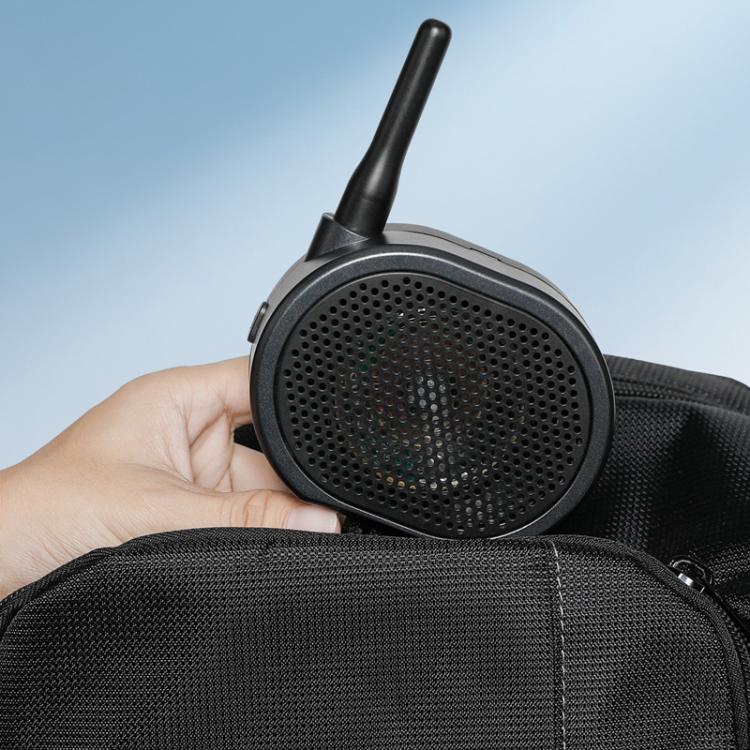 Drone Megaphone for DJI Mini 4 Pro 2000M Long Distance Wireless Speaker 120dB High Volume Loudspeaker - Black