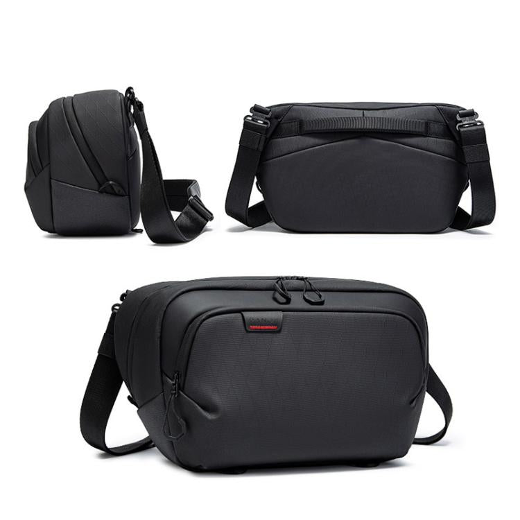BANGE XJ329 Men DSLR Camera Bag Portable Travel Digital Bag Multifunctional Crossbody Bag - Black