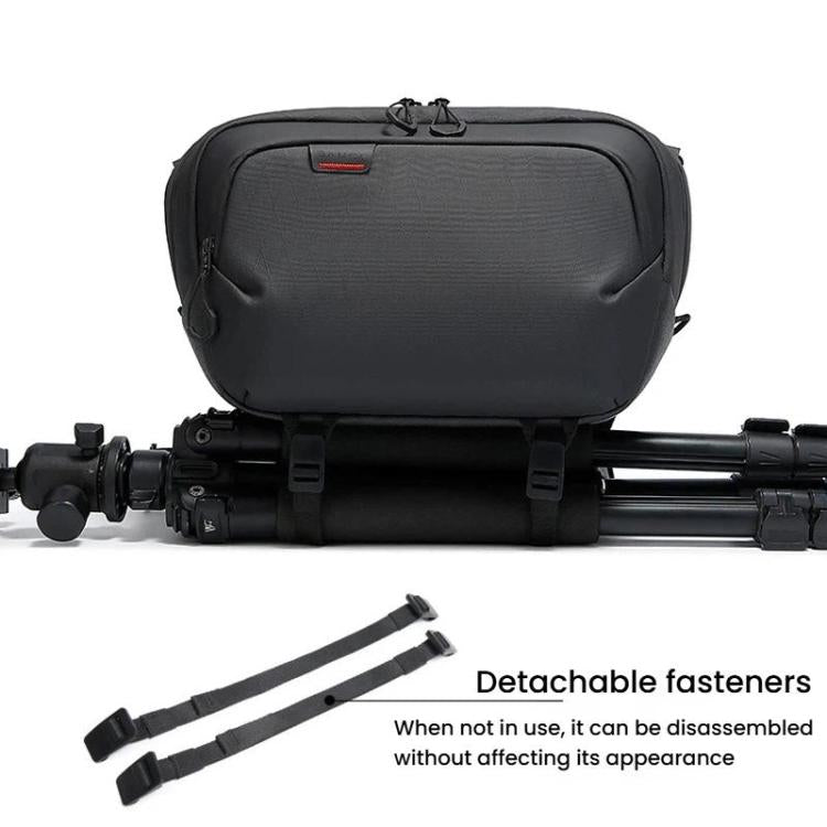 BANGE XJ329 Men DSLR Camera Bag Portable Travel Digital Bag Multifunctional Crossbody Bag - Black