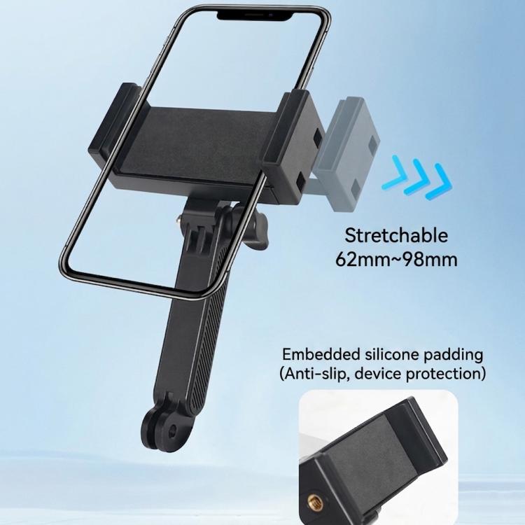 POV Neck Mount For Cell Phone & Action Camera Quick-Release Neck Holder With Extension Rod Extra Large