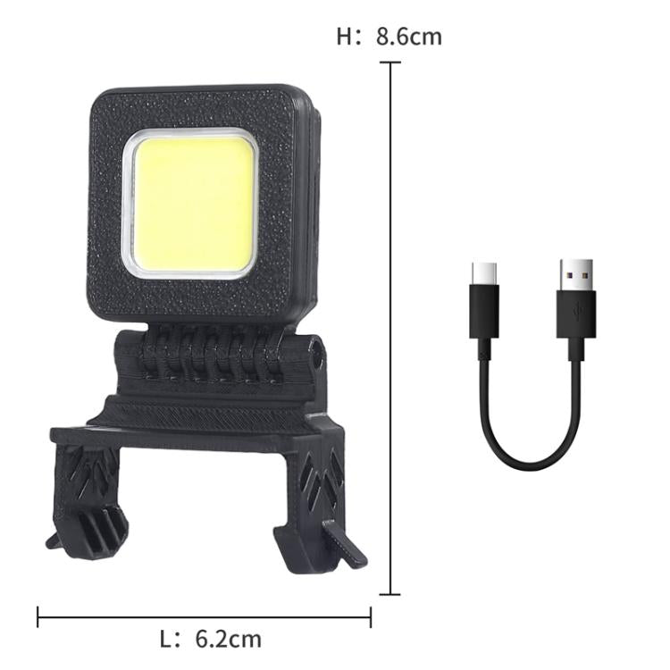For DJI Avata 2 Night Flight Light Rechargeable LED Fill Light with 3 Light Modes, 180-degree Adjustable Angle Searchlight - Black
