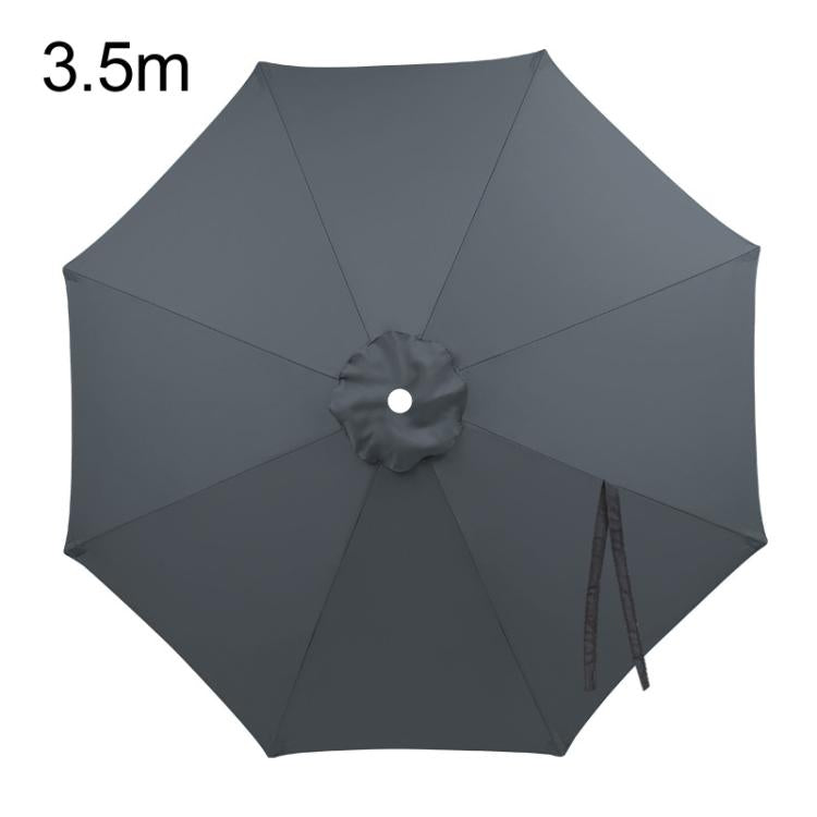 3.5m 8 Ribs Universal Patio Umbrella Replacement Canopy UV30+ Protective Waterproof Polyester Fabric