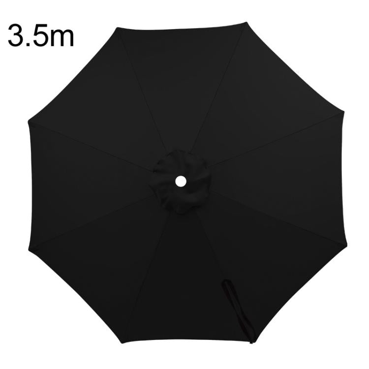 3.5m 8 Ribs Universal Patio Umbrella Replacement Canopy UV30+ Protective Waterproof Polyester Fabric