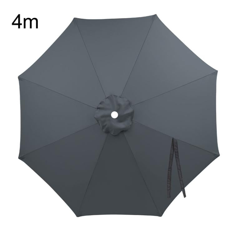 4m 8 Ribs Universal Patio Umbrella Replacement Canopy UV30+ Protective Waterproof Polyester Fabric