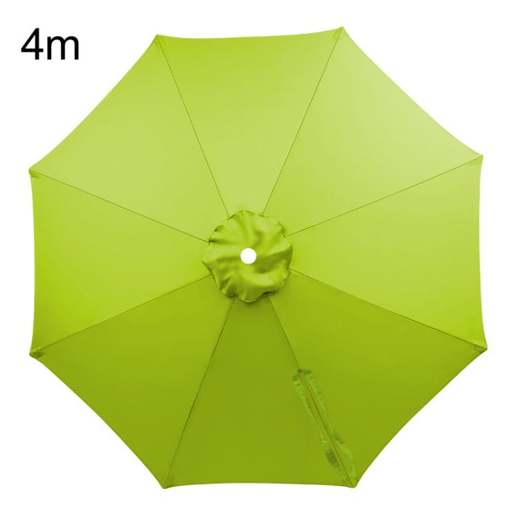 4m 8 Ribs Universal Patio Umbrella Replacement Canopy UV30+ Protective Waterproof Polyester Fabric