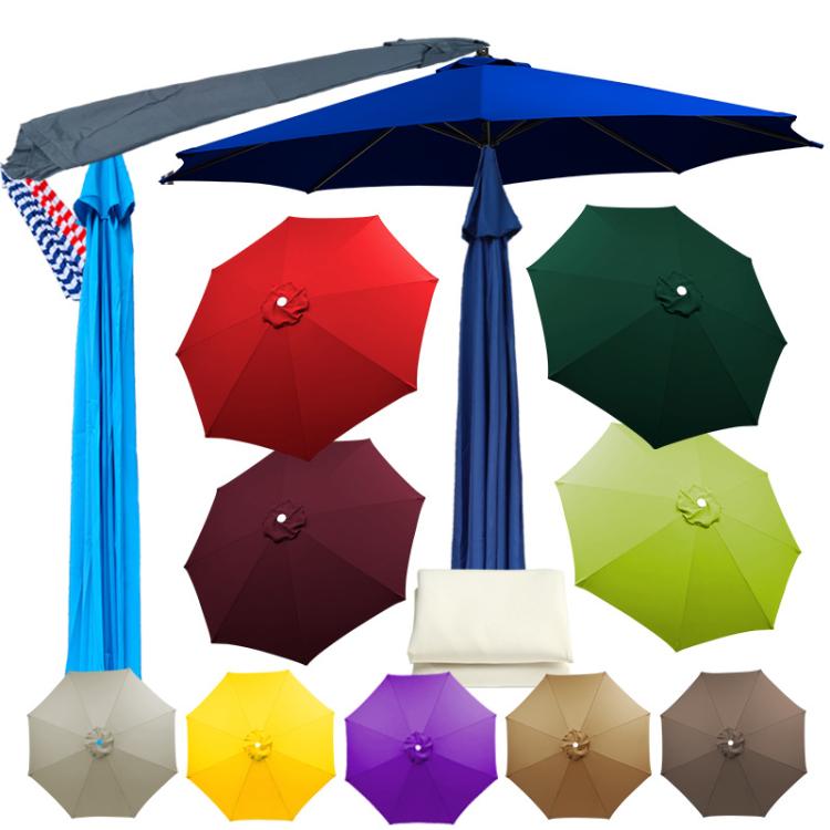 4m 8 Ribs Universal Patio Umbrella Replacement Canopy UV30+ Protective Waterproof Polyester Fabric