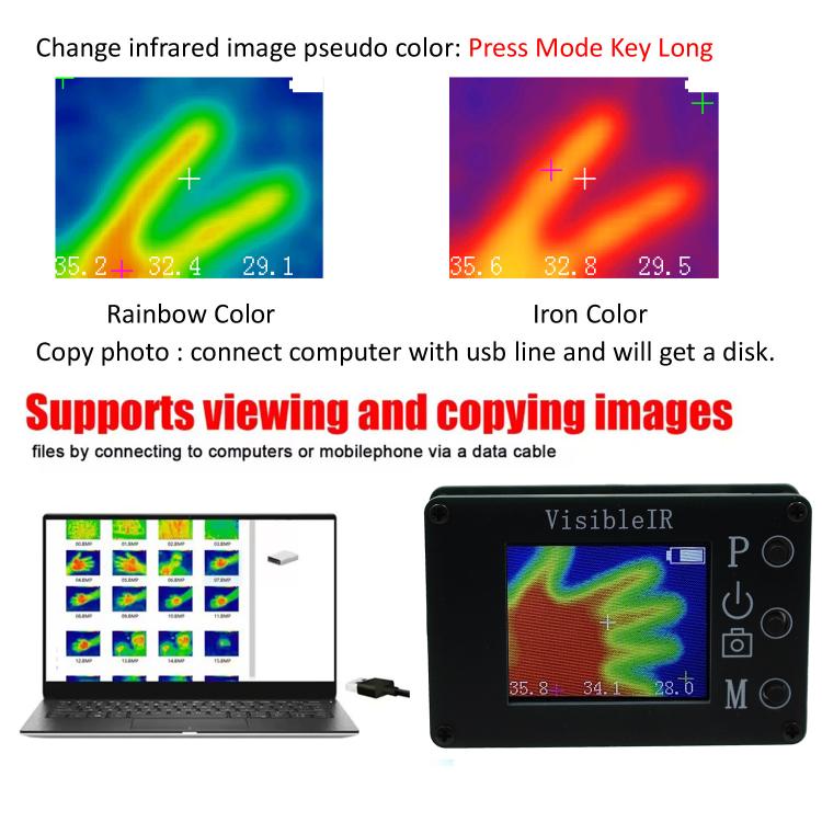 VisibleIR B18 Infrared-Visible Thermal Imager Camera - Black