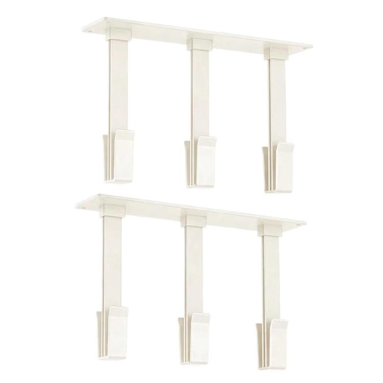 2pcs Wine Cabinet Hanging Cup Rack Upside Down Beer Glass Holder