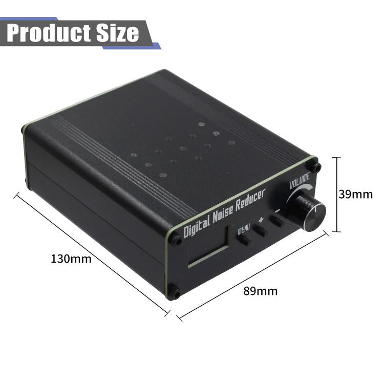 Digital Noise Suppressor  - NR With DSP Shortwave + Speaker - Black