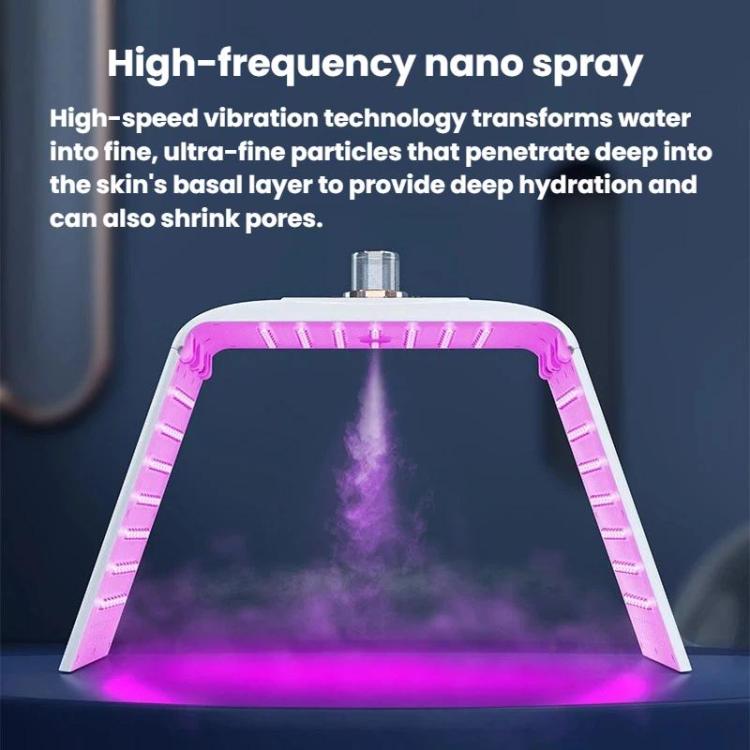 SD-0122 Foldable Hydrating Spray Spectrum Beauty Device 7-Color LED Facial Light Therapy Device For Beauty Salon AU Plug