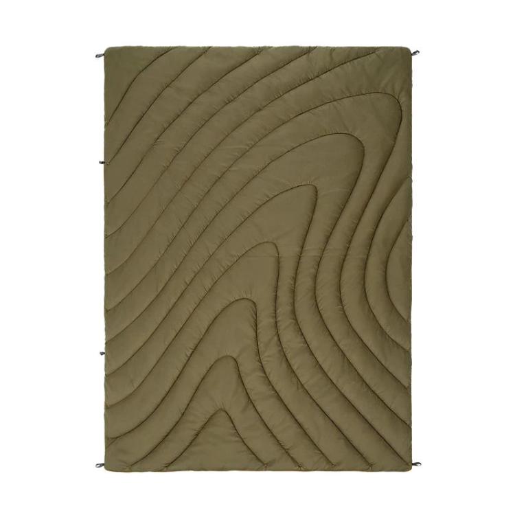 Portable Outdoor Camping Thermal Blanket Waterproof Camping Mat, Style: Green 1-3