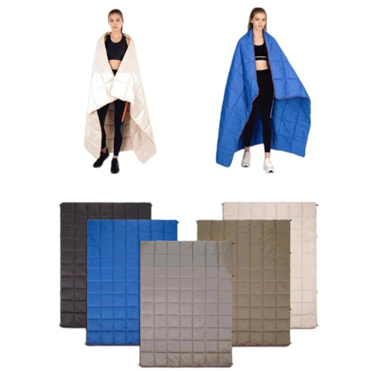 Portable Outdoor Camping Thermal Blanket Waterproof Camping Mat, Style: Grey 1-2