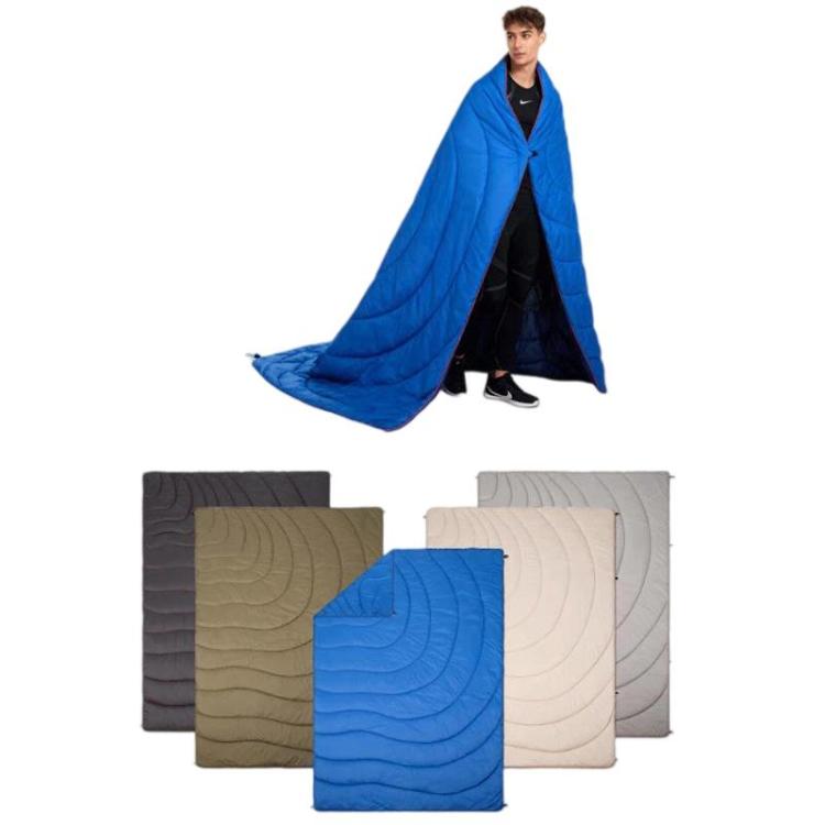 Portable Outdoor Camping Thermal Blanket Waterproof Camping Mat, Style: Green 4-3