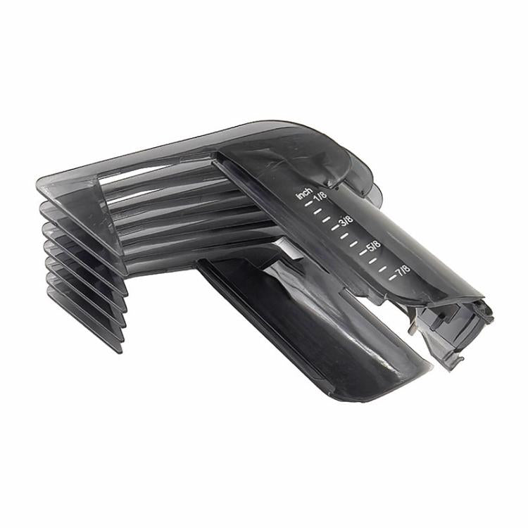 Hair Trimmer Guide Comb Attachment 3-21mm for Philips Norelco QC5130 QC5105 QC5115 QC5120 QC5125 QC5135 - Smoke Grey