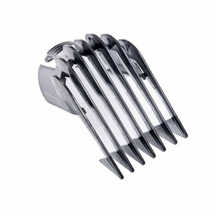 Hair Trimmer Guide Comb Attachment 3-21mm for Philips Norelco QC5130 QC5105 QC5115 QC5120 QC5125 QC5135 - Smoke Grey