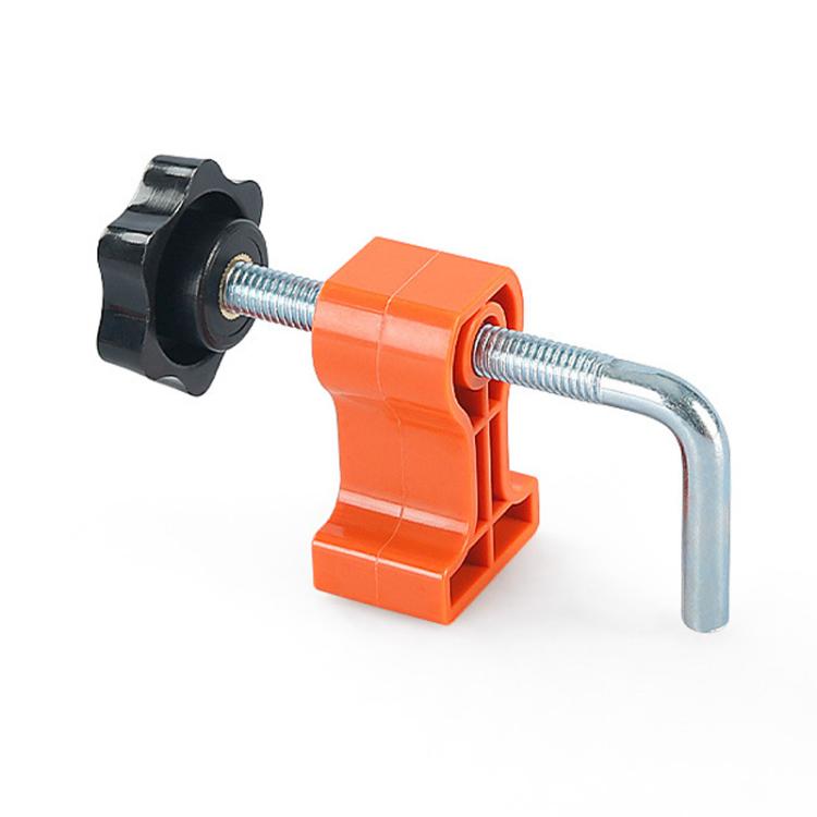 Woodworking Auxiliary Right Angle Positioner Fast-install Screw Locking Clamp - Orange