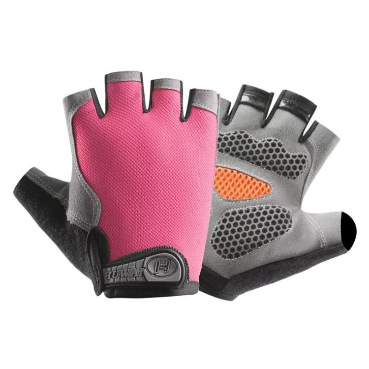 Breathable Half-Finger Gloves For Outdoor Fitness & Sports Non-Slip Wear-Resistant Mountaineering Fingerless Gloves, Size: L