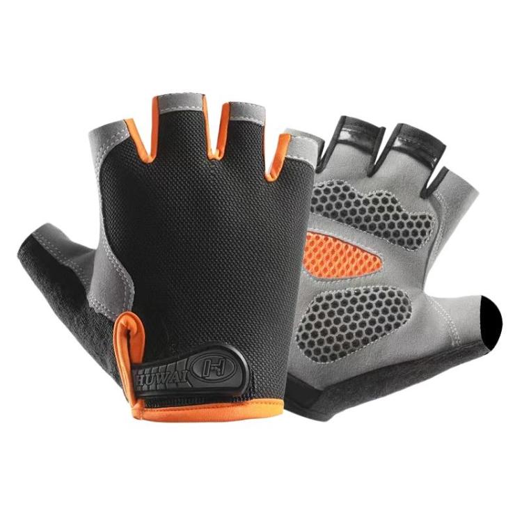 Breathable Half-Finger Gloves For Outdoor Fitness & Sports Non-Slip Wear-Resistant Mountaineering Fingerless Gloves, Size: XL