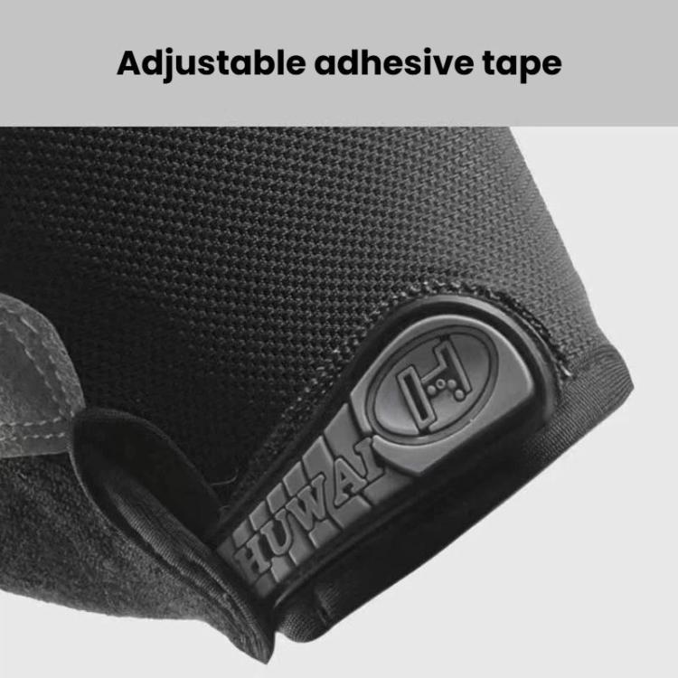 Breathable Half-Finger Gloves For Outdoor Fitness & Sports Non-Slip Wear-Resistant Mountaineering Fingerless Gloves, Size: L