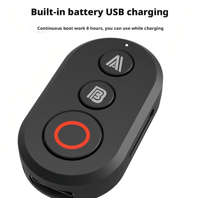 Action Camera Bluetooth Remote Control For Insta360 X5 / X4 / X3 / GO3S / Ace Pro2 - Black