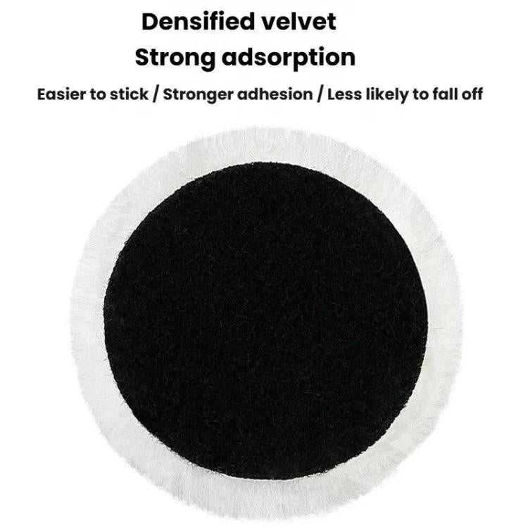 4 inch 100mm Wool Polishing Wheel Mirror Surface Buffing Stone Seam Car Detailing Waxing Self-Adhesive Pad For Angle Grinder