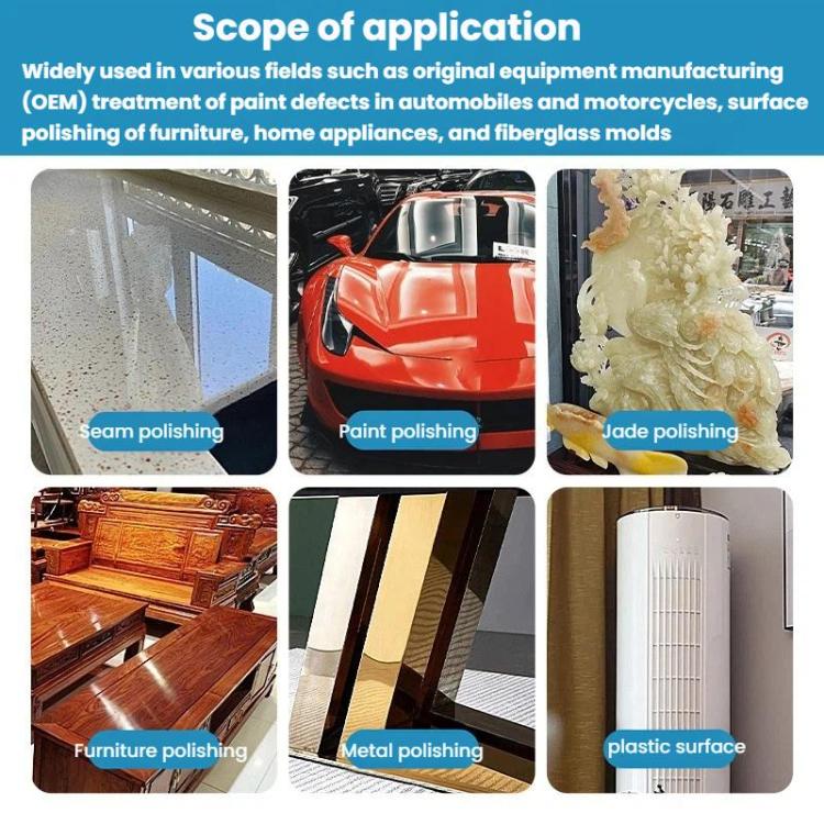 5 inch 125mm Wool Polishing Wheel Mirror Surface Buffing Stone Seam Car Detailing Waxing Self-Adhesive Pad For Angle Grinder