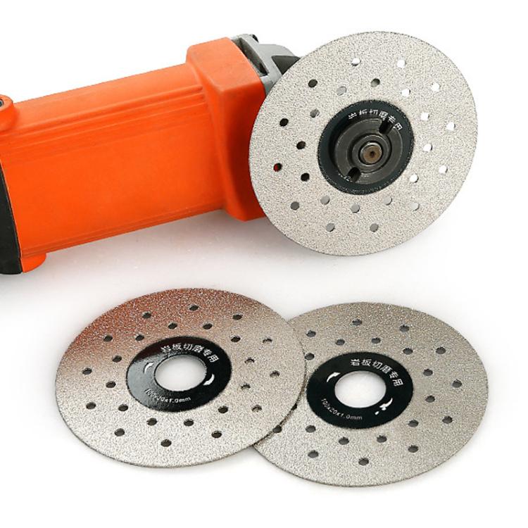 Sintered Stone Cutting Disc Ceramic Tile Trimming Dual-Use Flat Grinding Wheel, Spec: 100x20x1.0mm
