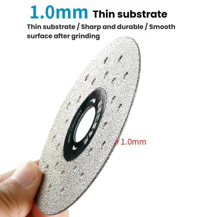 Sintered Stone Cutting Disc Ceramic Tile Trimming Dual-Use Flat Grinding Wheel, Spec: 100x20x1.0mm
