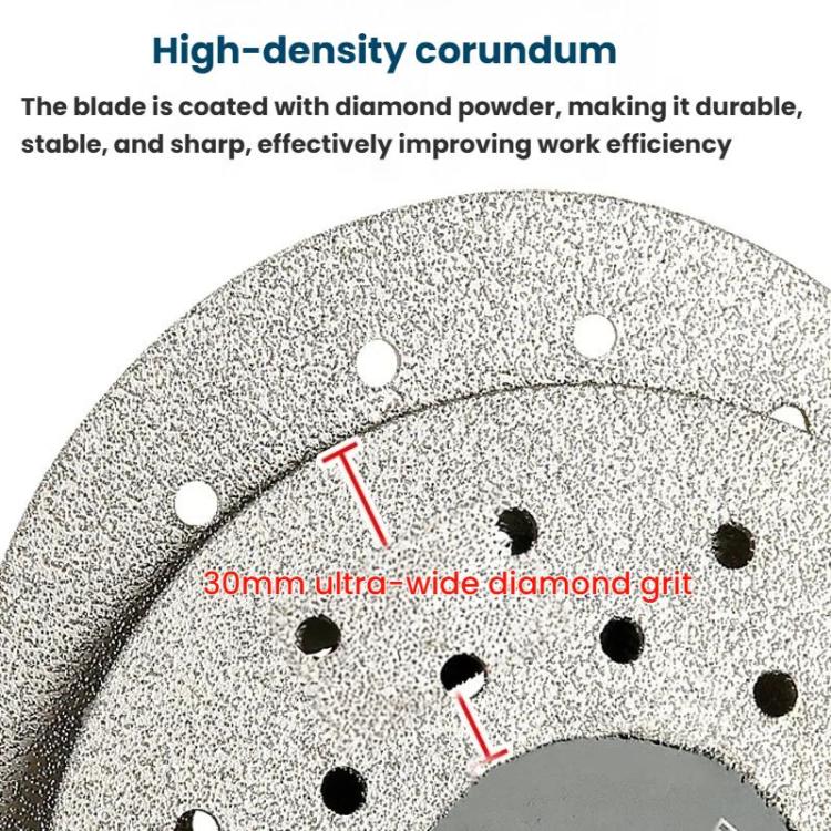 Sintered Stone Cutting Disc Ceramic Tile Trimming Dual-Use Flat Grinding Wheel, Spec: 100x20x1.0mm