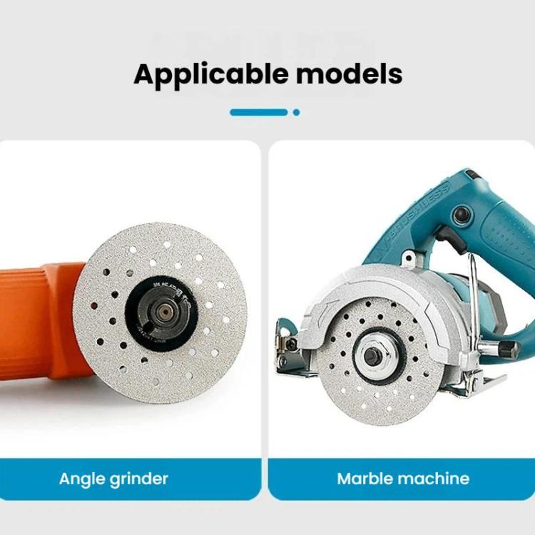 Sintered Stone Cutting Disc Ceramic Tile Trimming Dual-Use Flat Grinding Wheel, Spec: 100x20x1.0mm